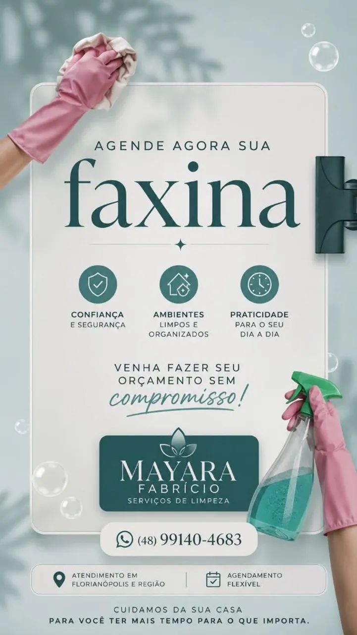 Faço faxina 