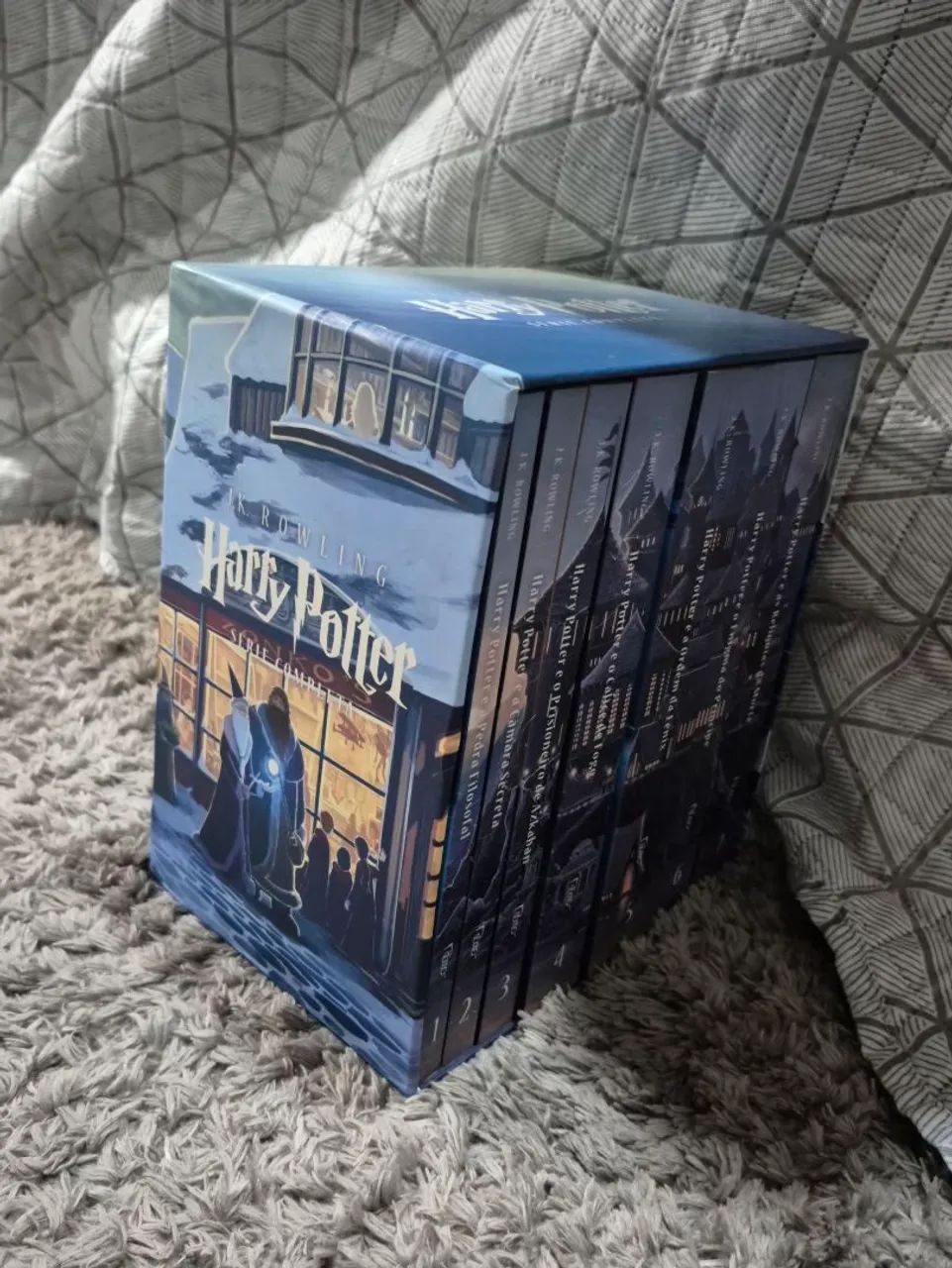 Box Harry Potter Scholastic - castelo (caixa azul) - Foto 4
