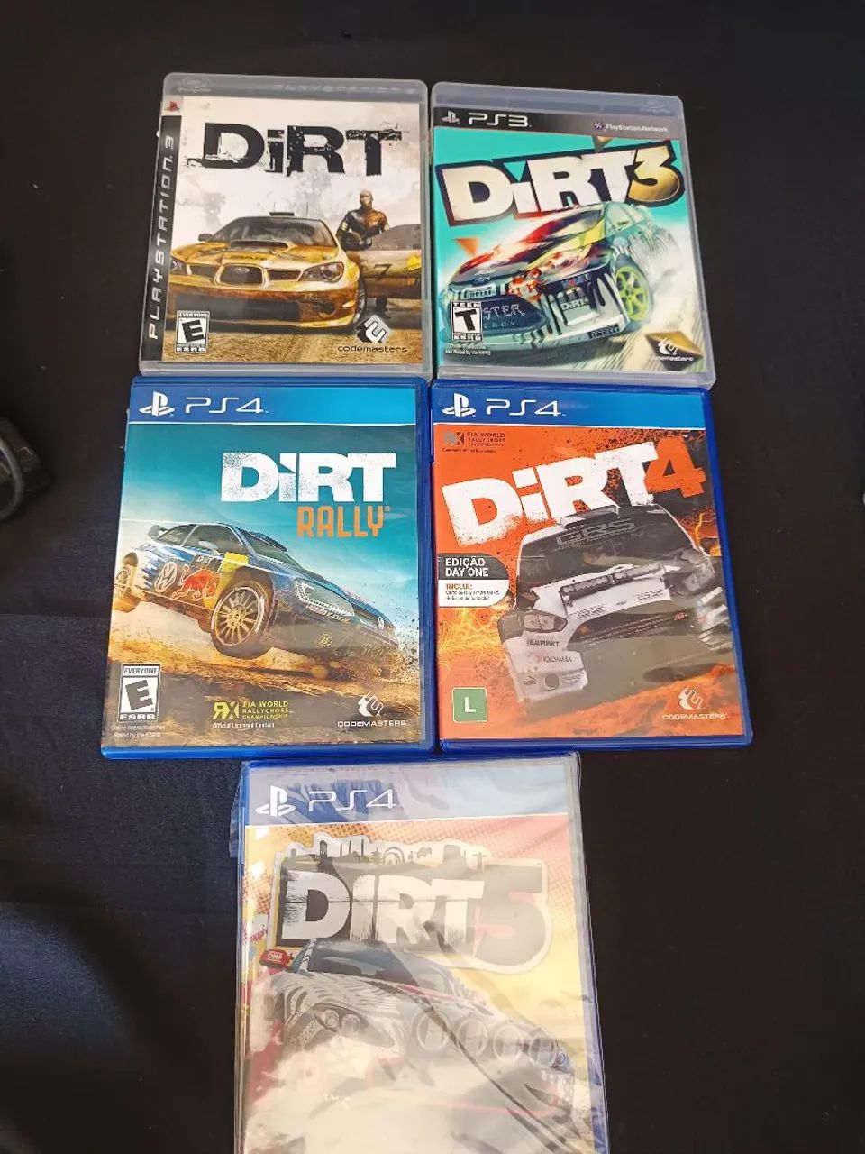 Combo Jogos Dirt  PS3 + PS4 
