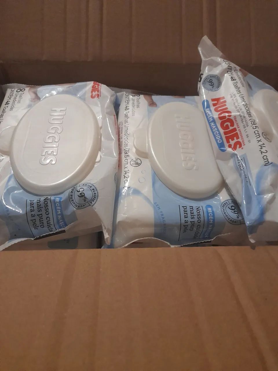 Lenços umedecidos Huggies 