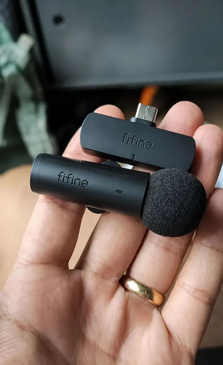 Microfone de Lapela Fifine M6 USB C - Foto 2