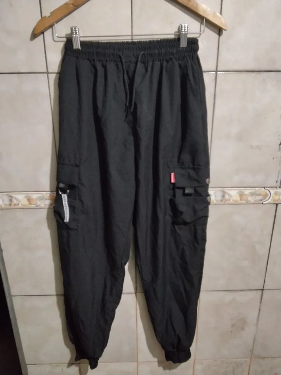 Calça masculina preta tamanho gg