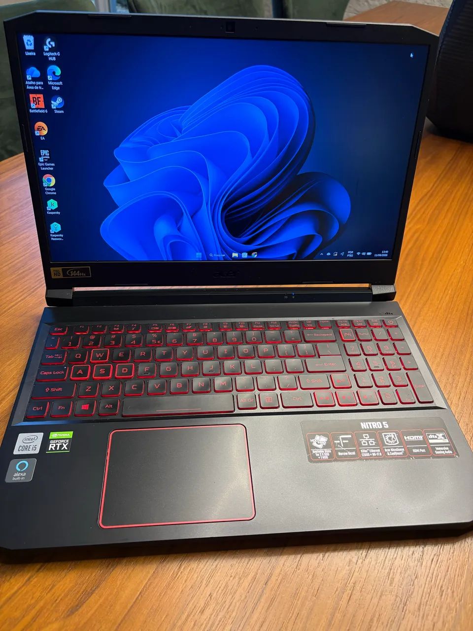 Acer Nitro 5, i5 RTX 3050 16gb ram