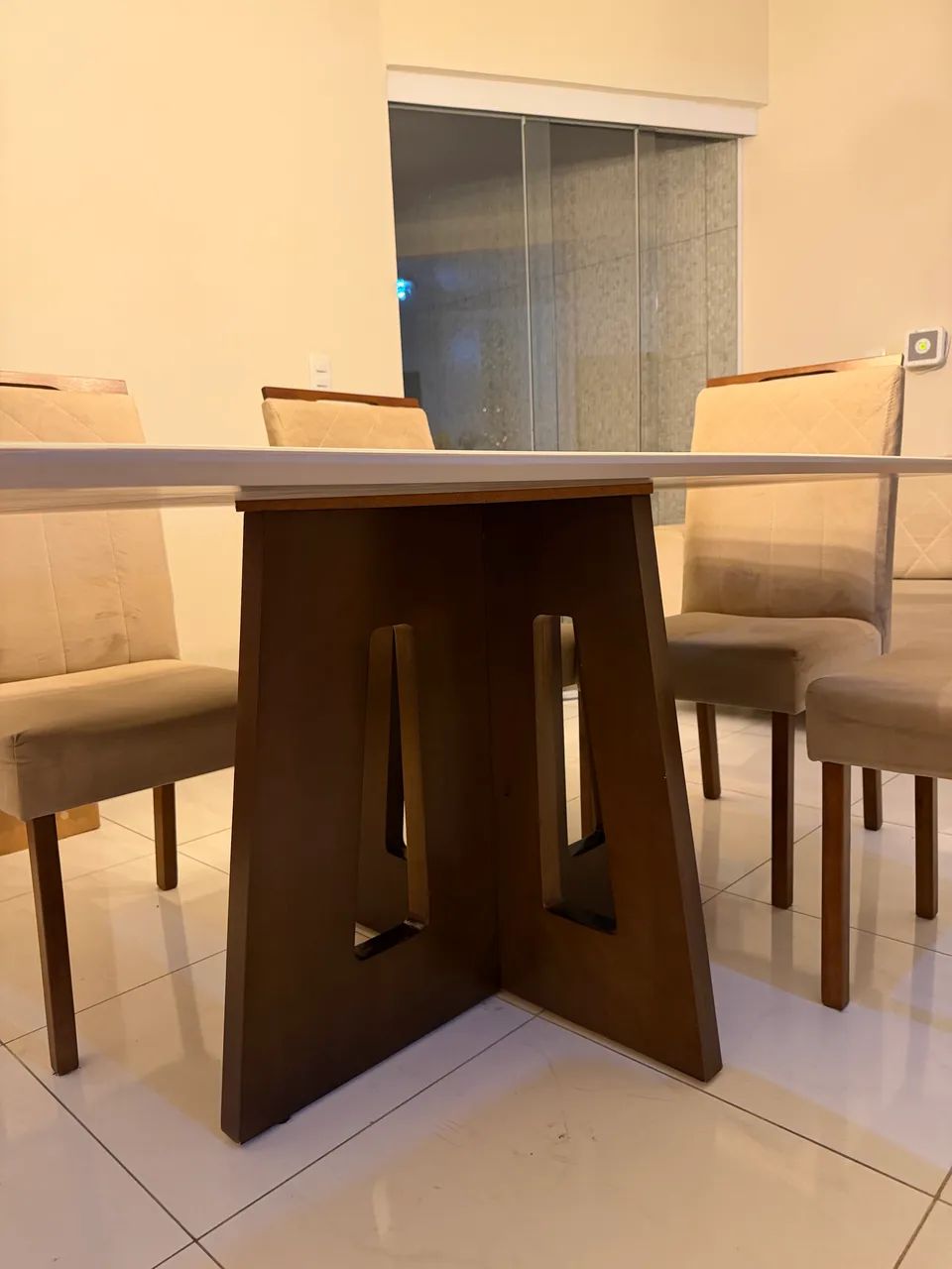Mesa de jantar 6 lugares cadeiras  - Foto 4