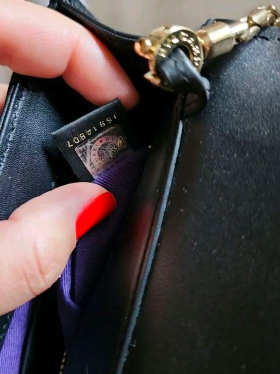 bolsa bulgari serpenti forever preta - Foto 4