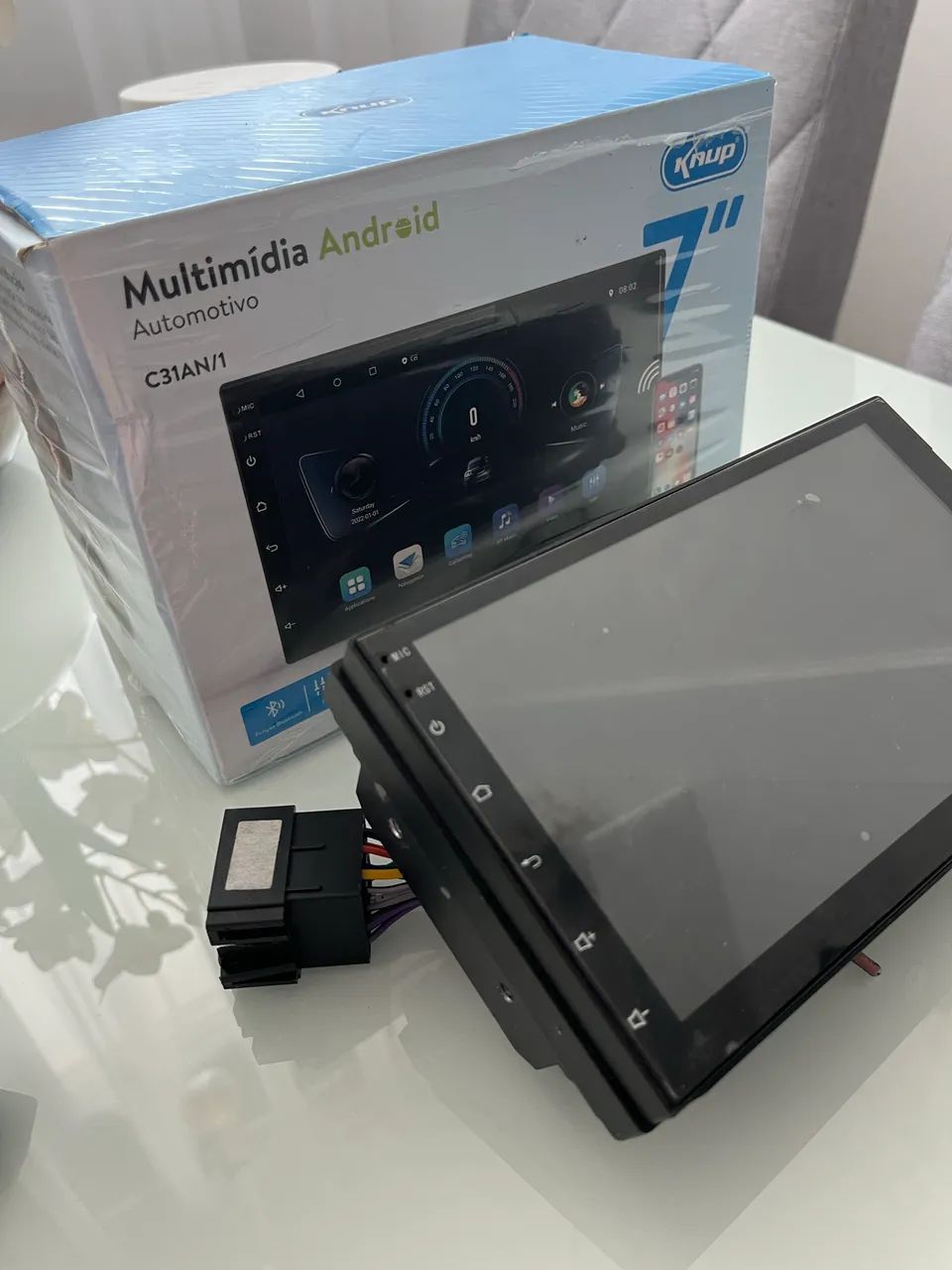 Multimídia Android CarPlay Automotivo 7 polegadas - Foto 2
