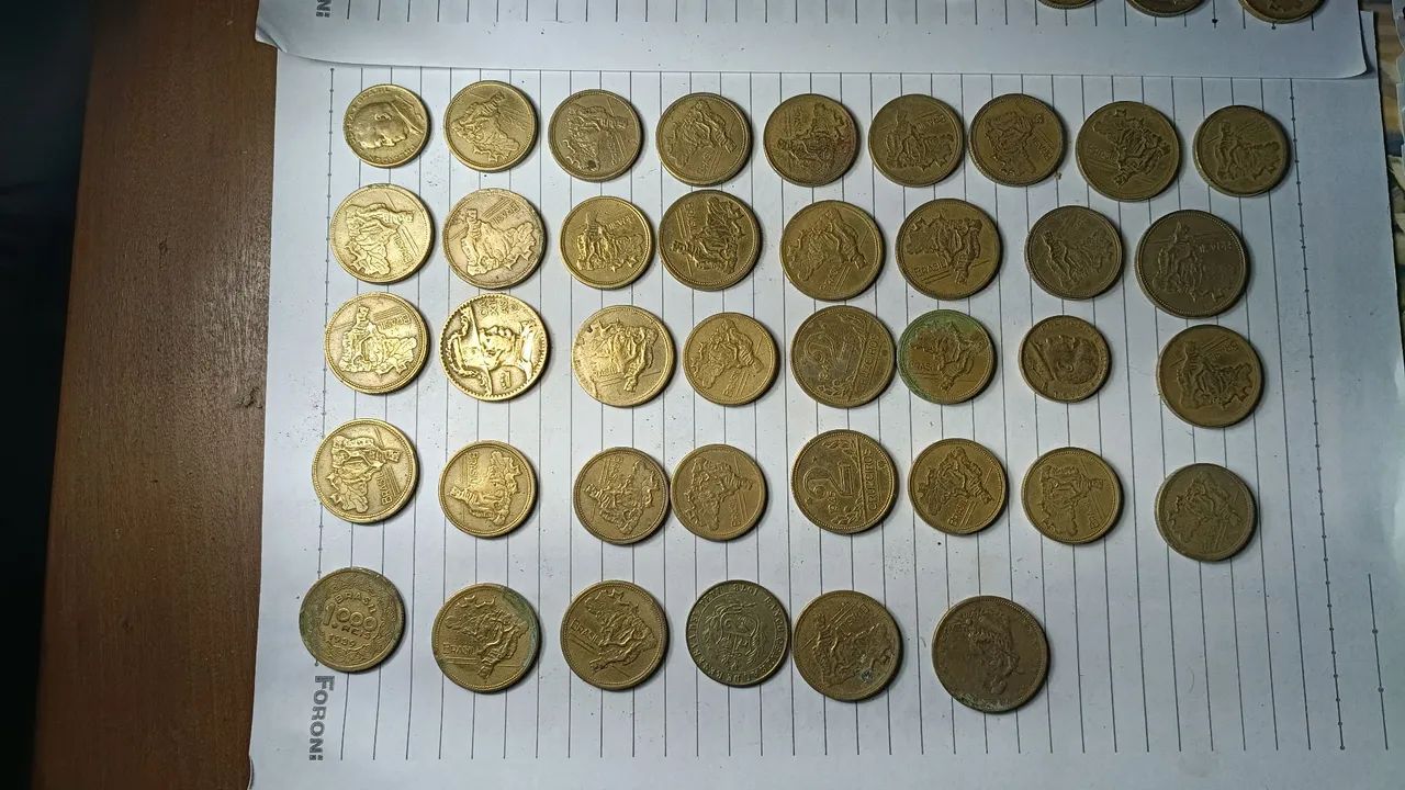 Moedas raras antigas história do brasil