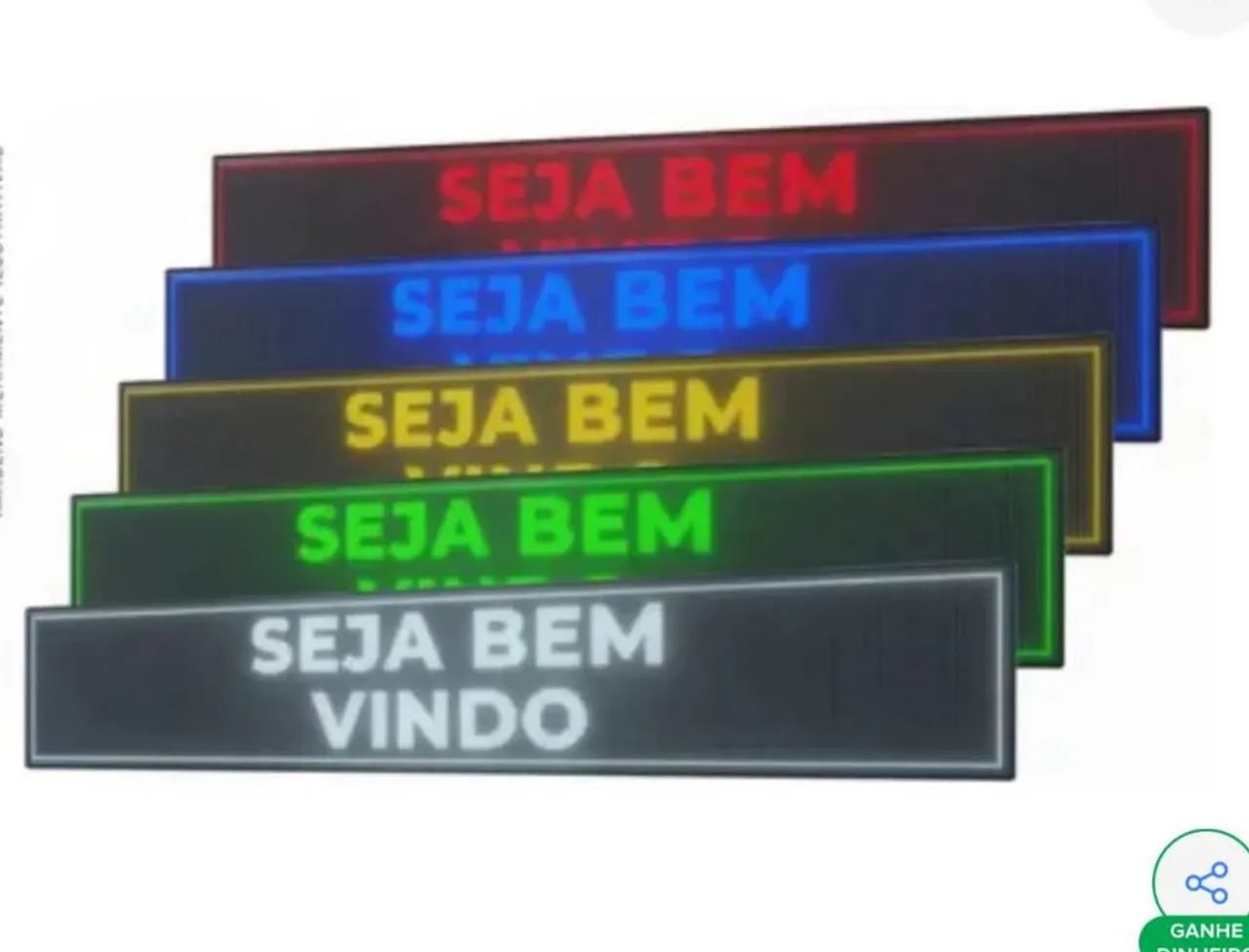Letreiro painel de Led  - Foto 2