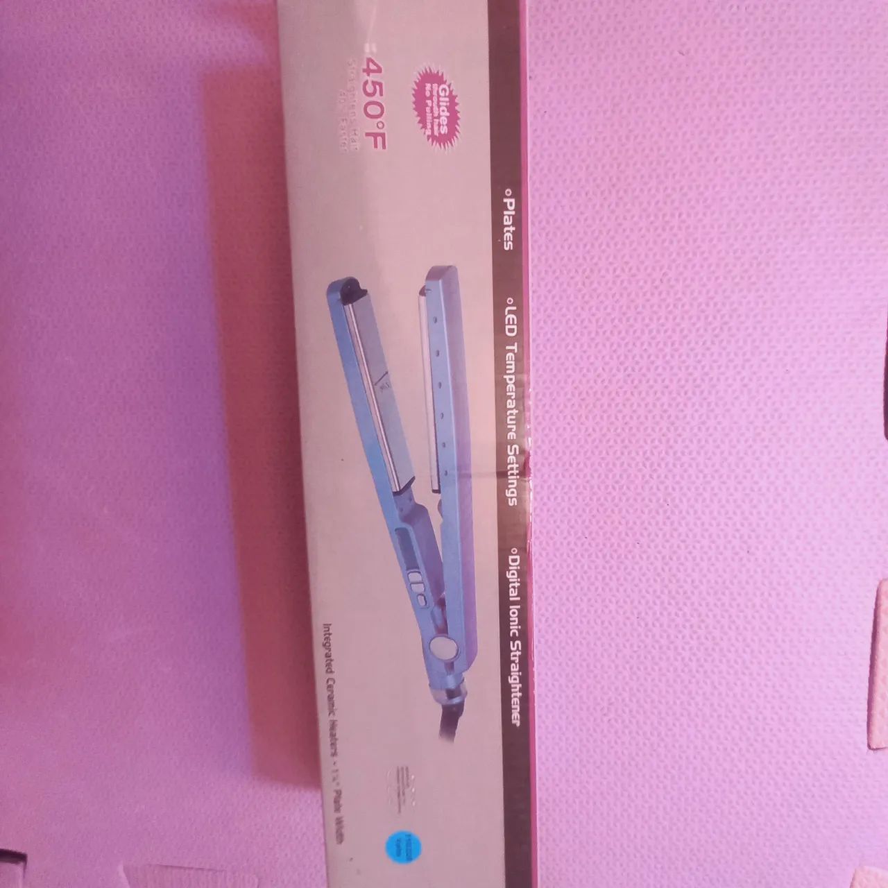 Prancha Nano Titanium nova.