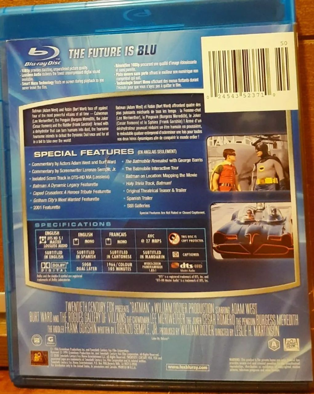 Blu-ray 'Batman: O Homem Morcego' - Importado - Foto 2