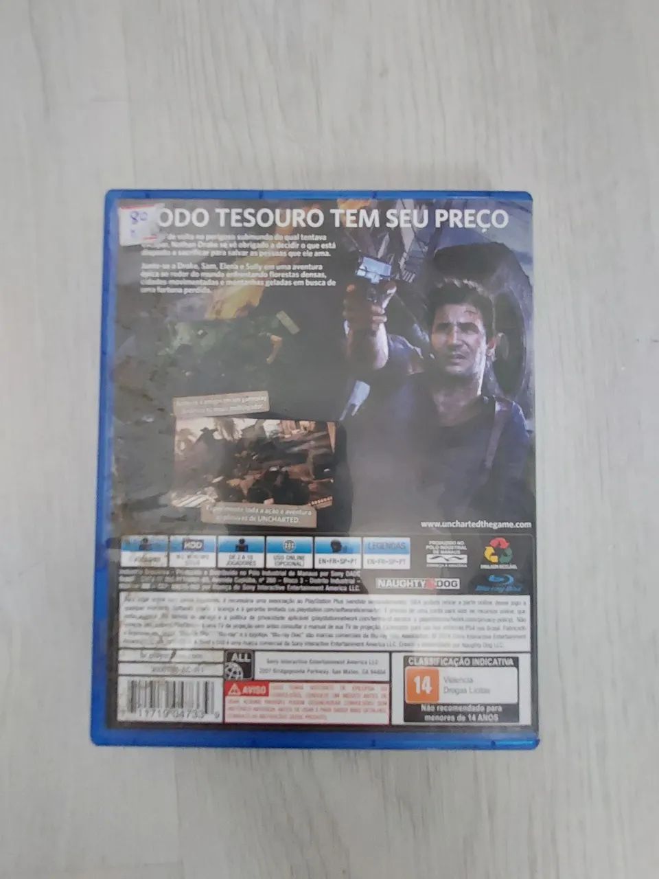 Jogo original PS4, Uncharted 4. - Foto 2