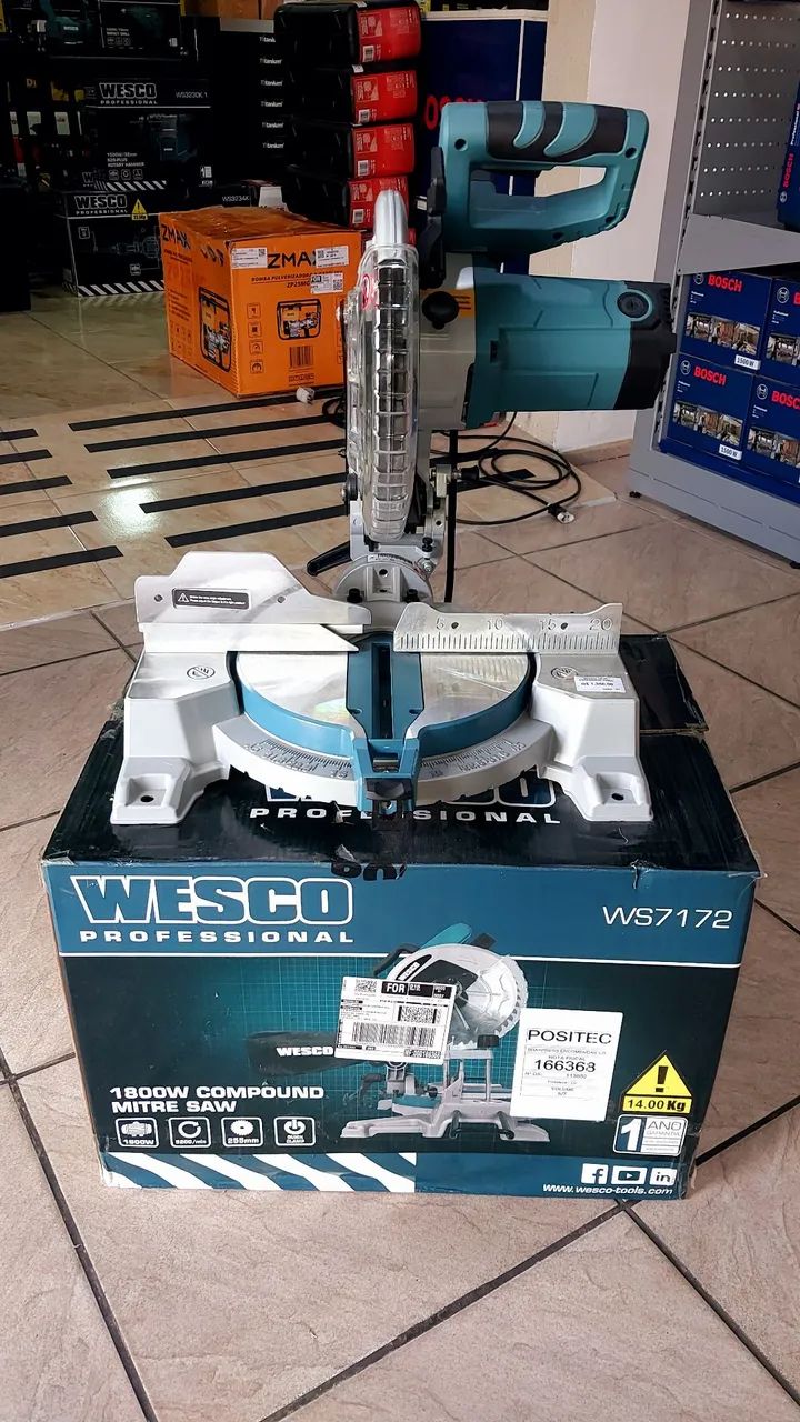 Serra esquadria 10pol 1800w Wesco(Nova)
