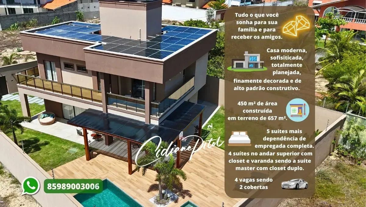 CASA ALTO PADRÃO MODERNA E SOFISTICADA - Foto 2