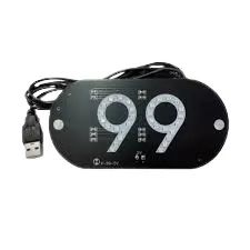 Placa Carro Led Motorista Aplicativo 99 - Foto 2