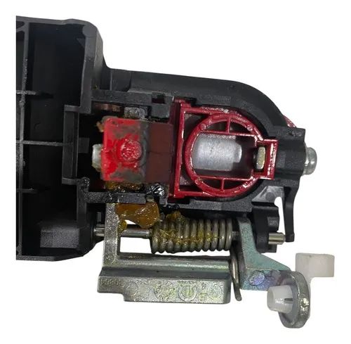 Maçaneta Externa Traseira Esquerda Fiat Strada 2024 Vermelho Traseira - Foto 3