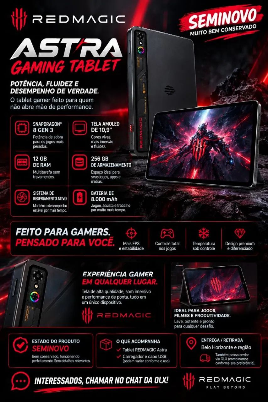 Tablet Redmagic Pro Astra 12/256