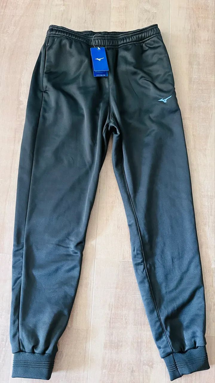 Calça de moletom preta Mizuno tamanho M 
