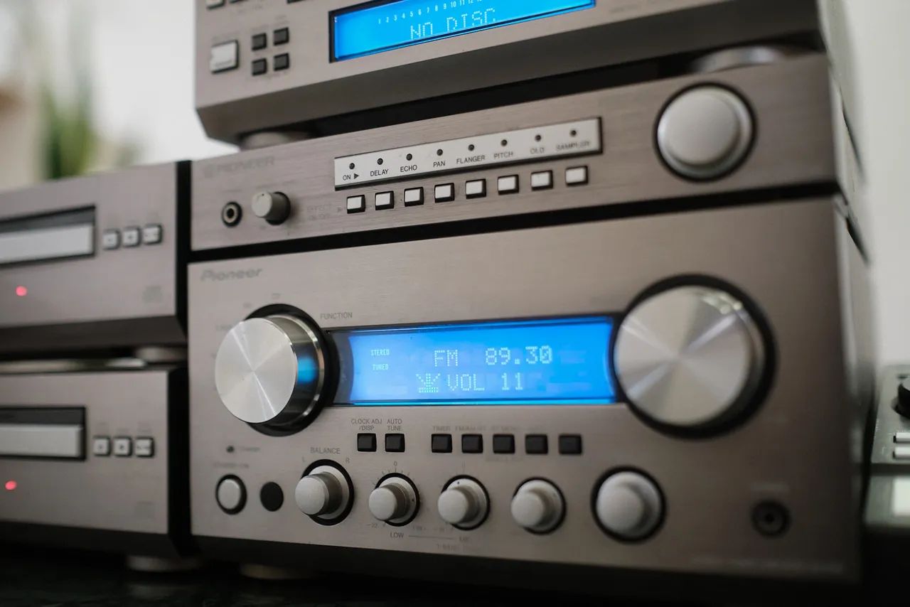 Mini System Pioneer JAPONÊS Sx-r99 Hifi Md Cd Aux Radio Japonês