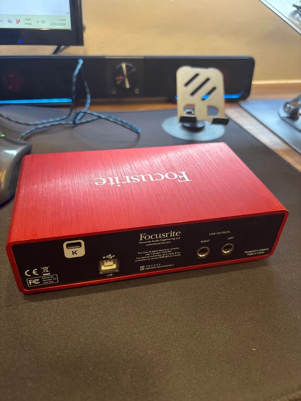Interface de áudio Scarlett 2i2 2nd Gen  - Foto 3