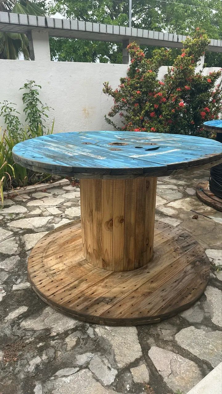Bobina de madeira para customização  - Foto 2