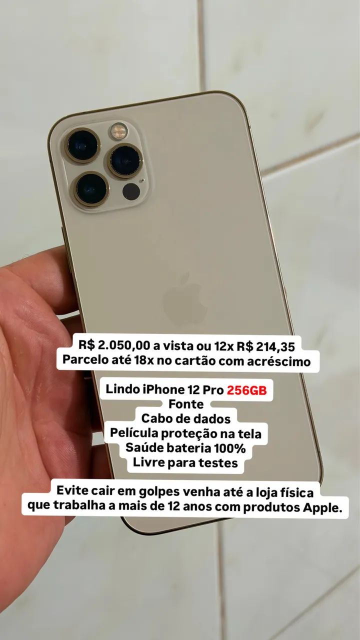Lindo iPhone 12 Pro 256GB