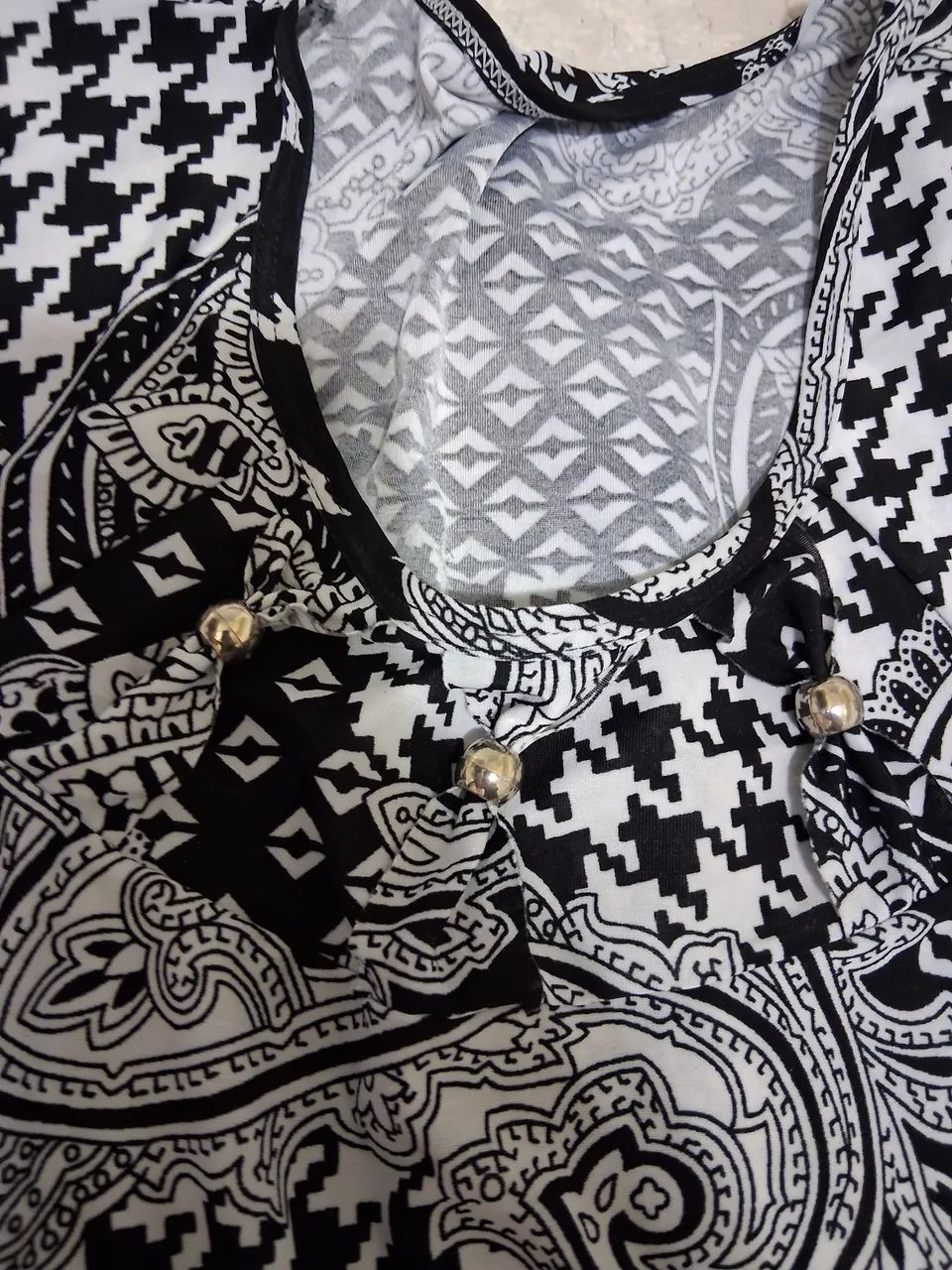 Blusa estampada tamanho exg - Foto 2