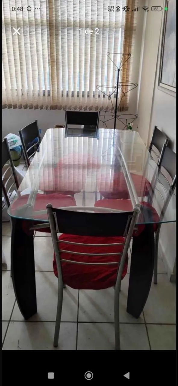 Mesa de 6 lugares 