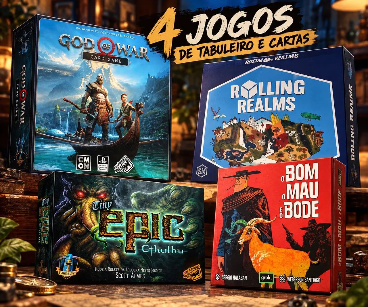 4 BOARDGAMES 