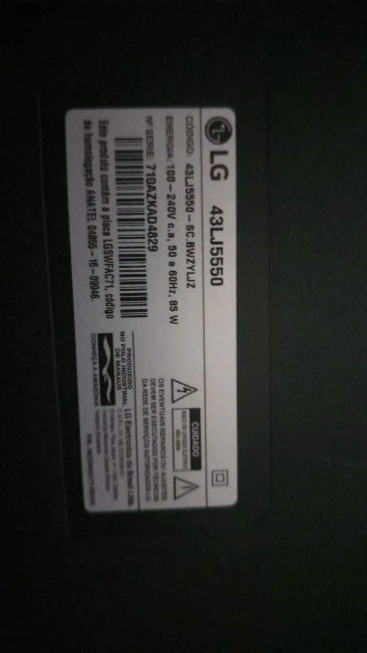 ? VENDO TV LG SMART 43 POLEGADAS - Foto 3