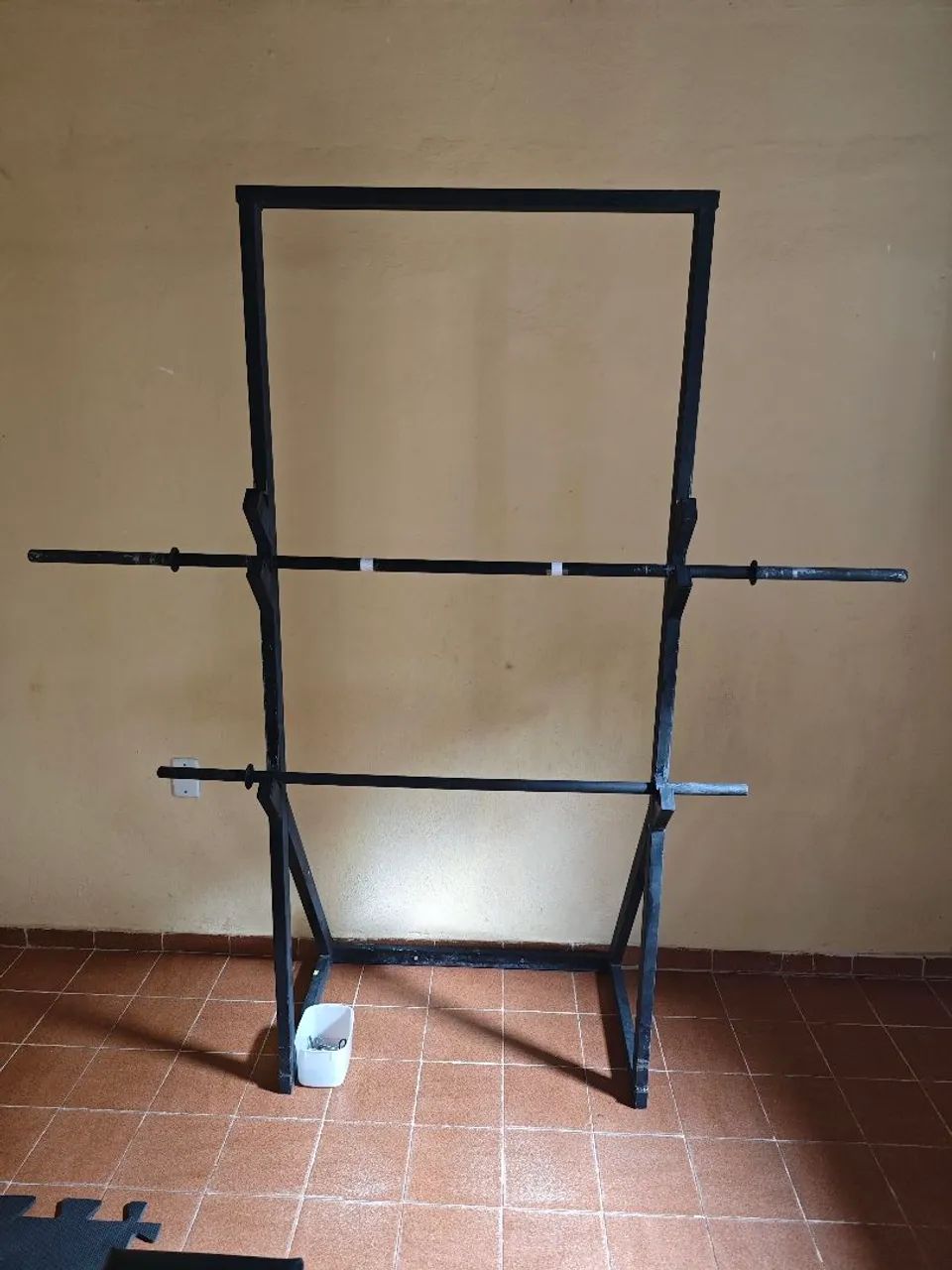 Suporte para agachamento e barras