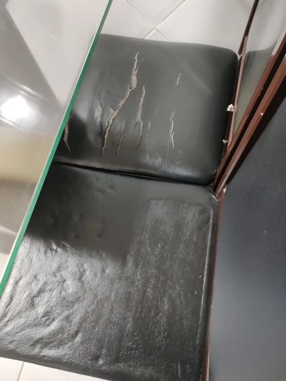Mesa de vidro  com  cadeira  - Foto 4