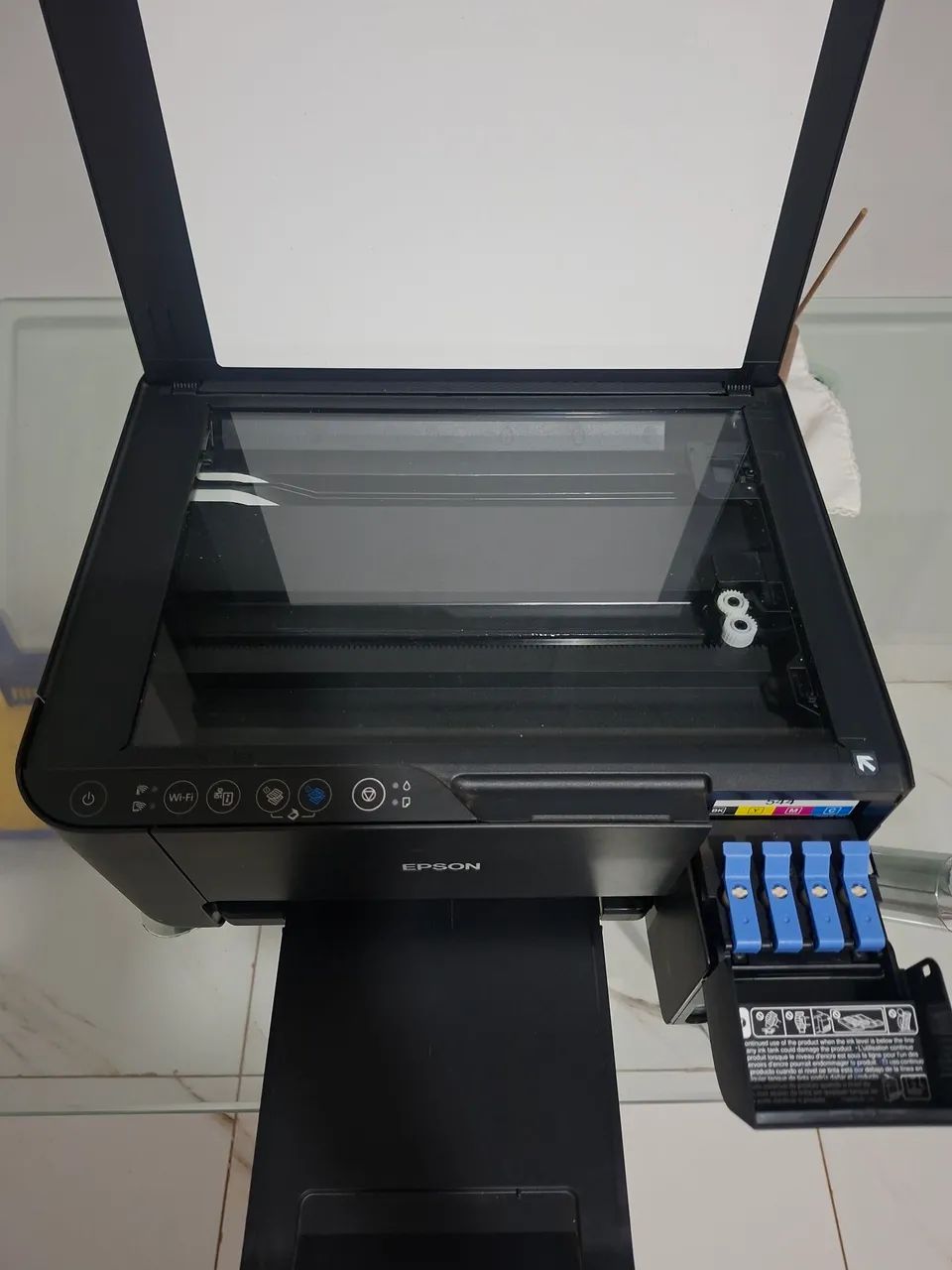 Impressora Multifuncional Cor Epson Ecotank L3150 (Usado) - Foto 2