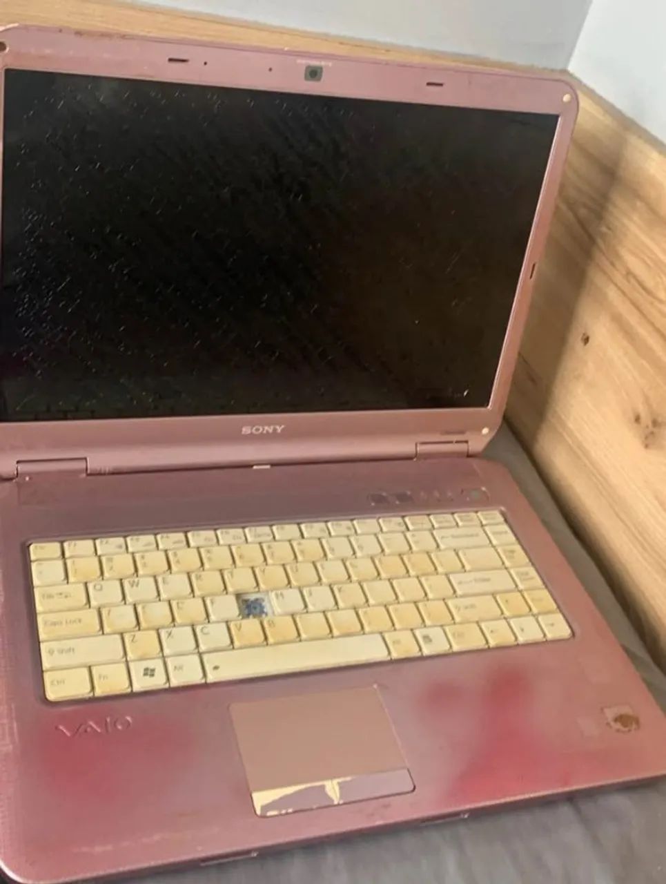 Notebook Sony Vaio Rosa 2009 Usado Para Peças Ou Conserto - Foto 5