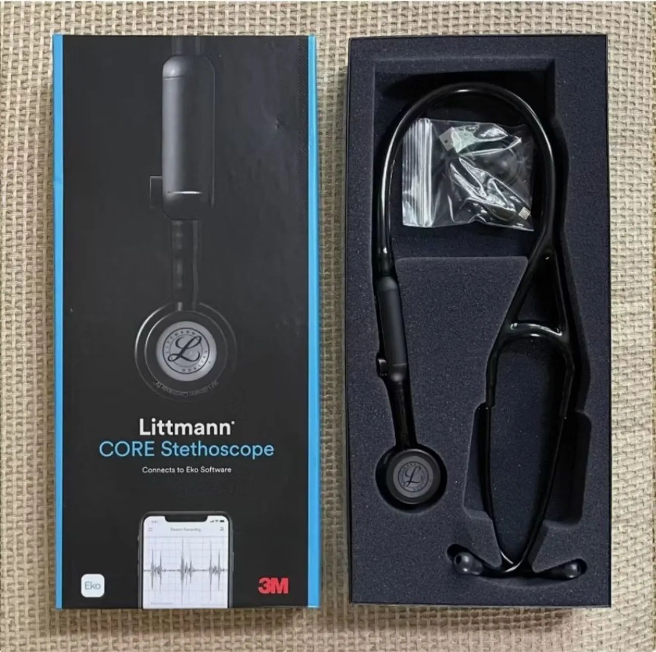 Estetoscópio Littmann Eko Core - Preto