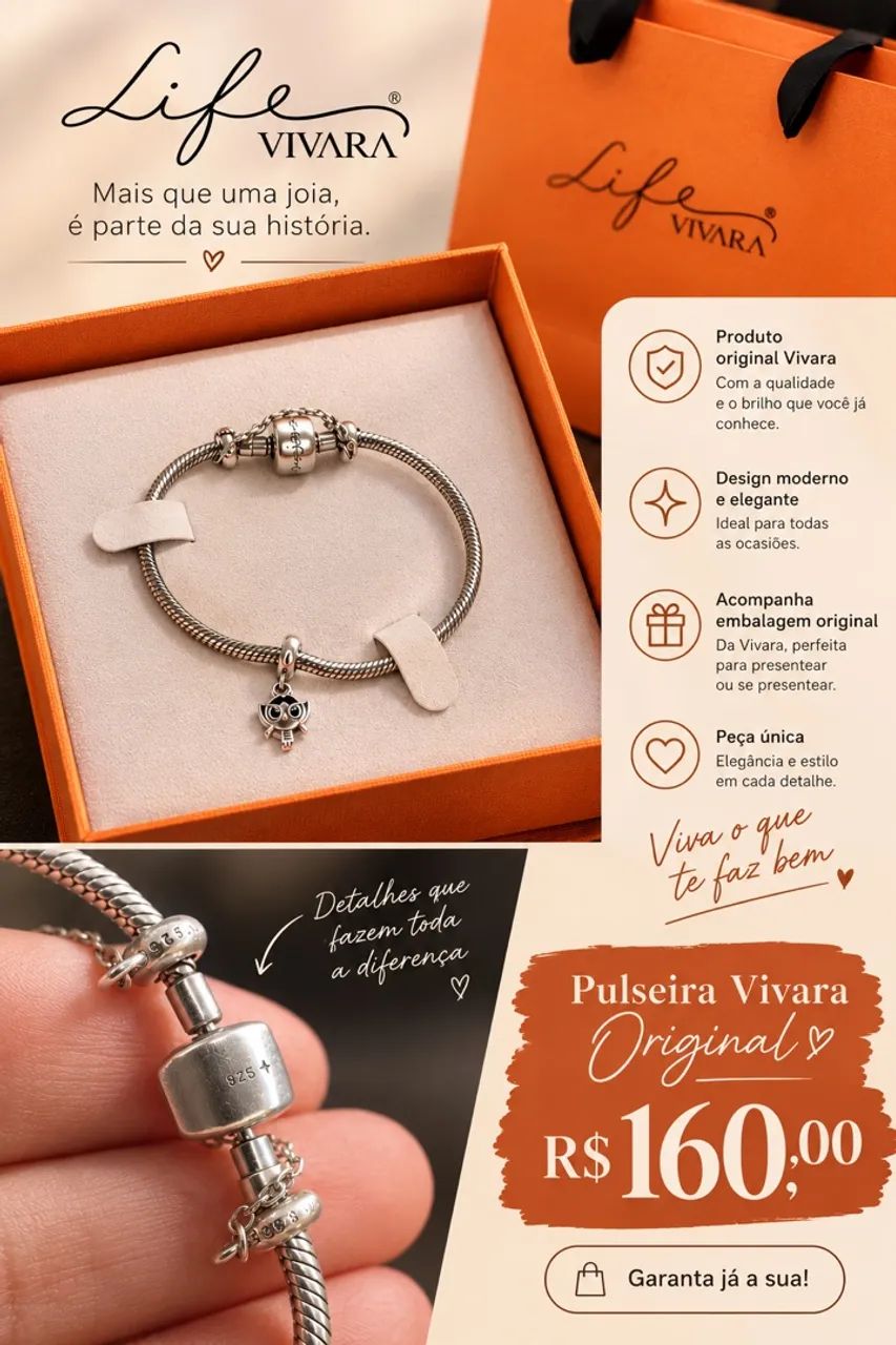 Pulseira Vivara 