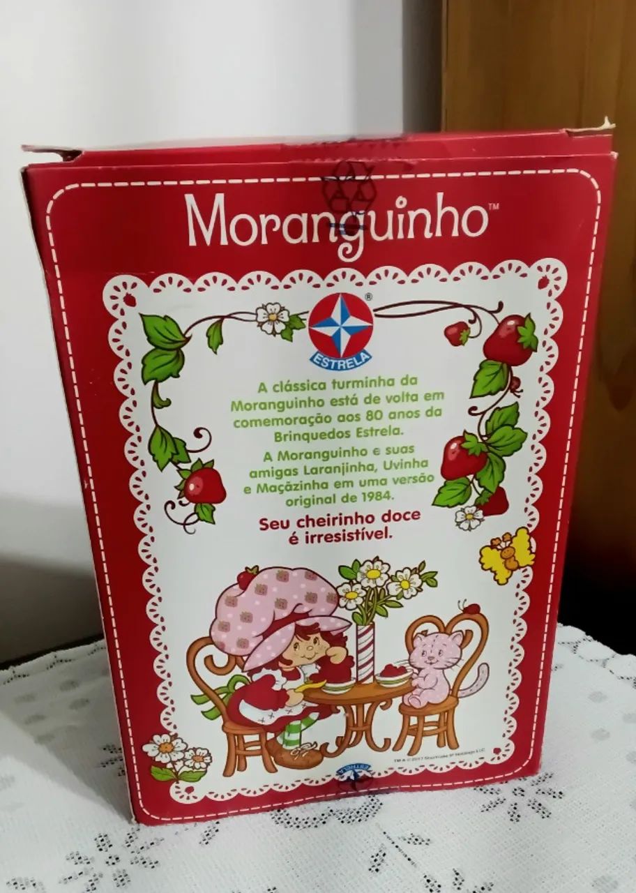 Caixa vazia da boneca Moranguinho - Original - Estrela - Foto 3