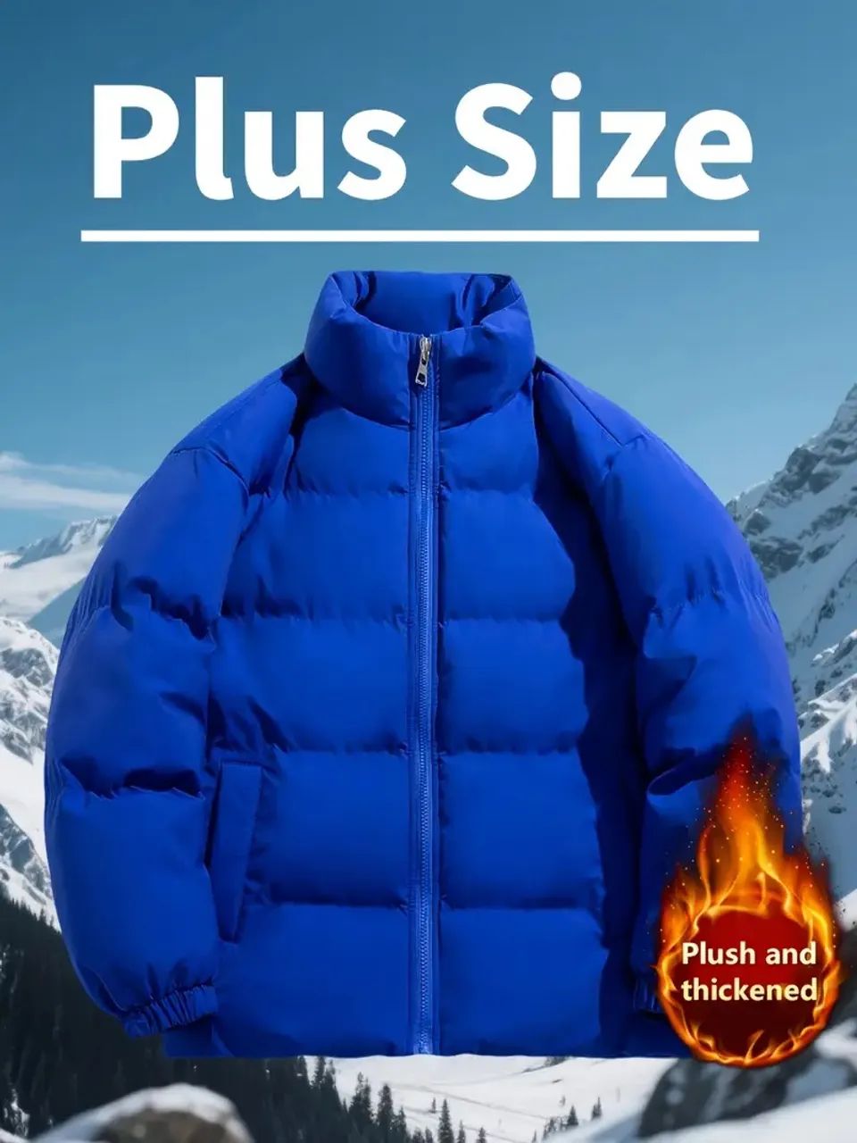 Casaco de inverno acolchoado oversized tamanho XXL - Foto 3