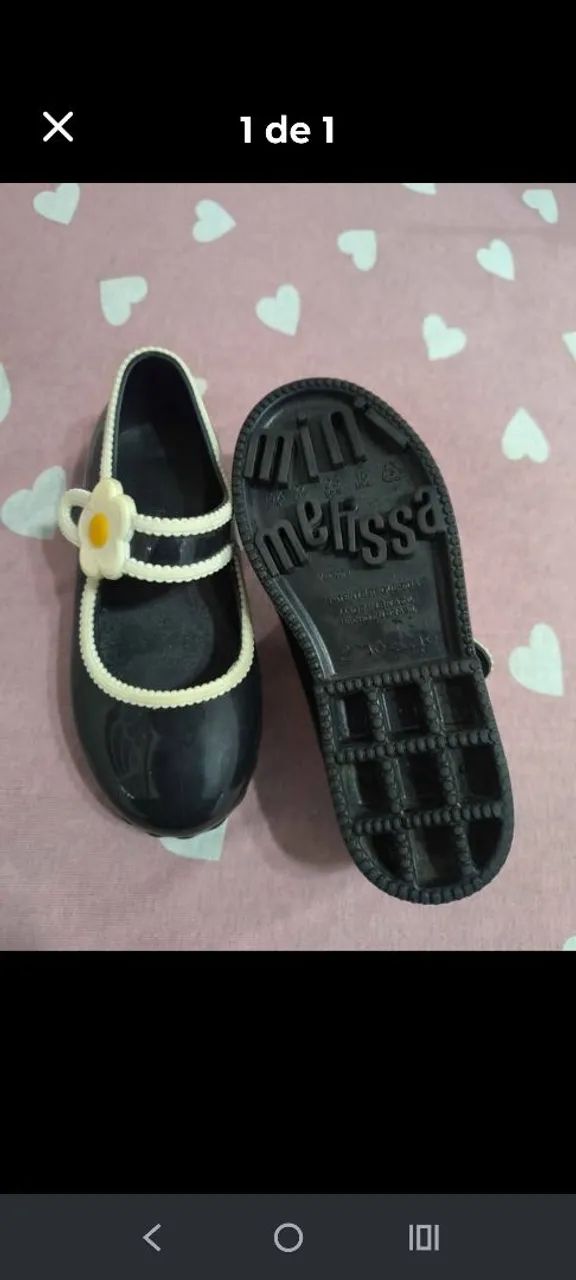 Mini melissa semi nova N°25