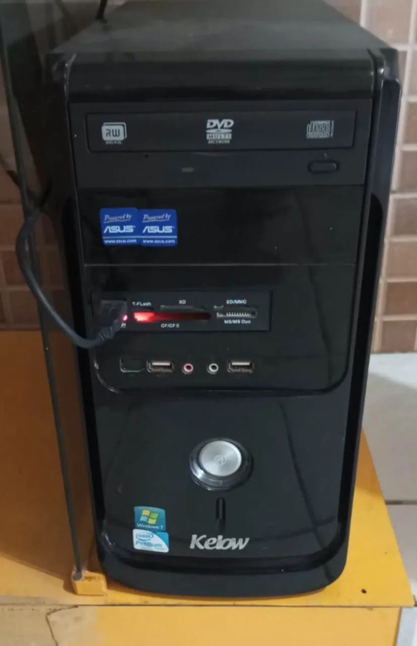Computador completo,  core I3, HD 250gb, Memória 4gb, Fonte HP 365w, Monitor 19 polegadas,