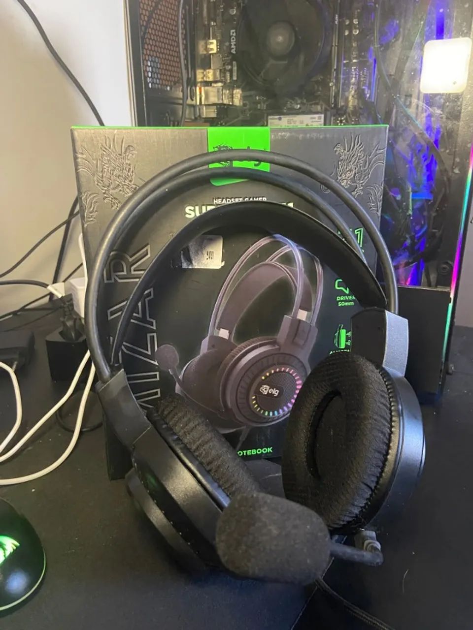 headset gamer elg mizar usb - Foto 2
