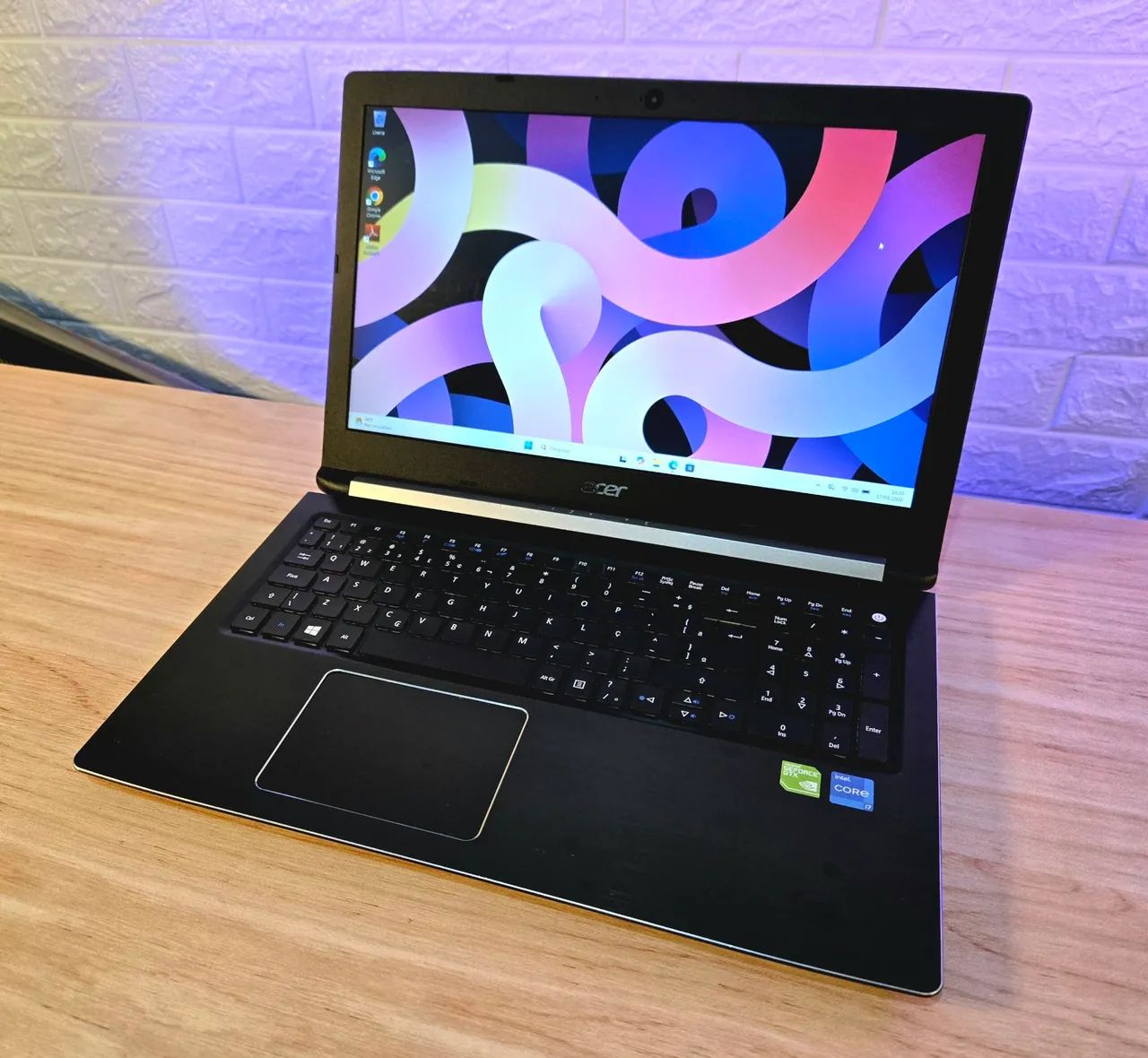 Notebook Acer, i7 8th, Nvidia MX130 2GB, SSD 512GB, 12GB RAM - Foto 3