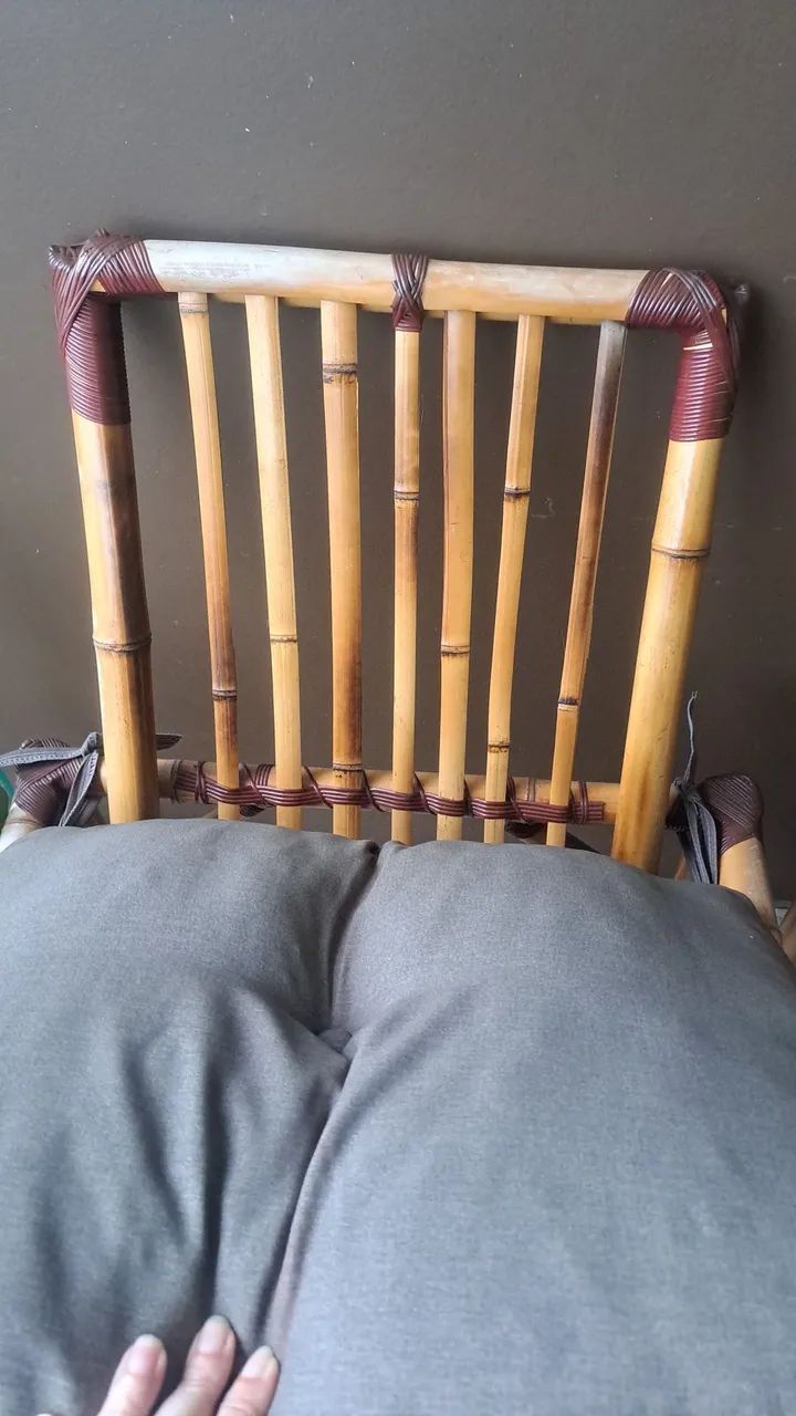 Vendo moveis de varanda de bambo e madeira - Foto 3