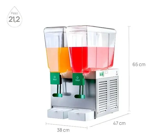 Refresqueira Dupla Bbs-2/15 Inox 30 Litros Bebidas Ibbl - Foto 2