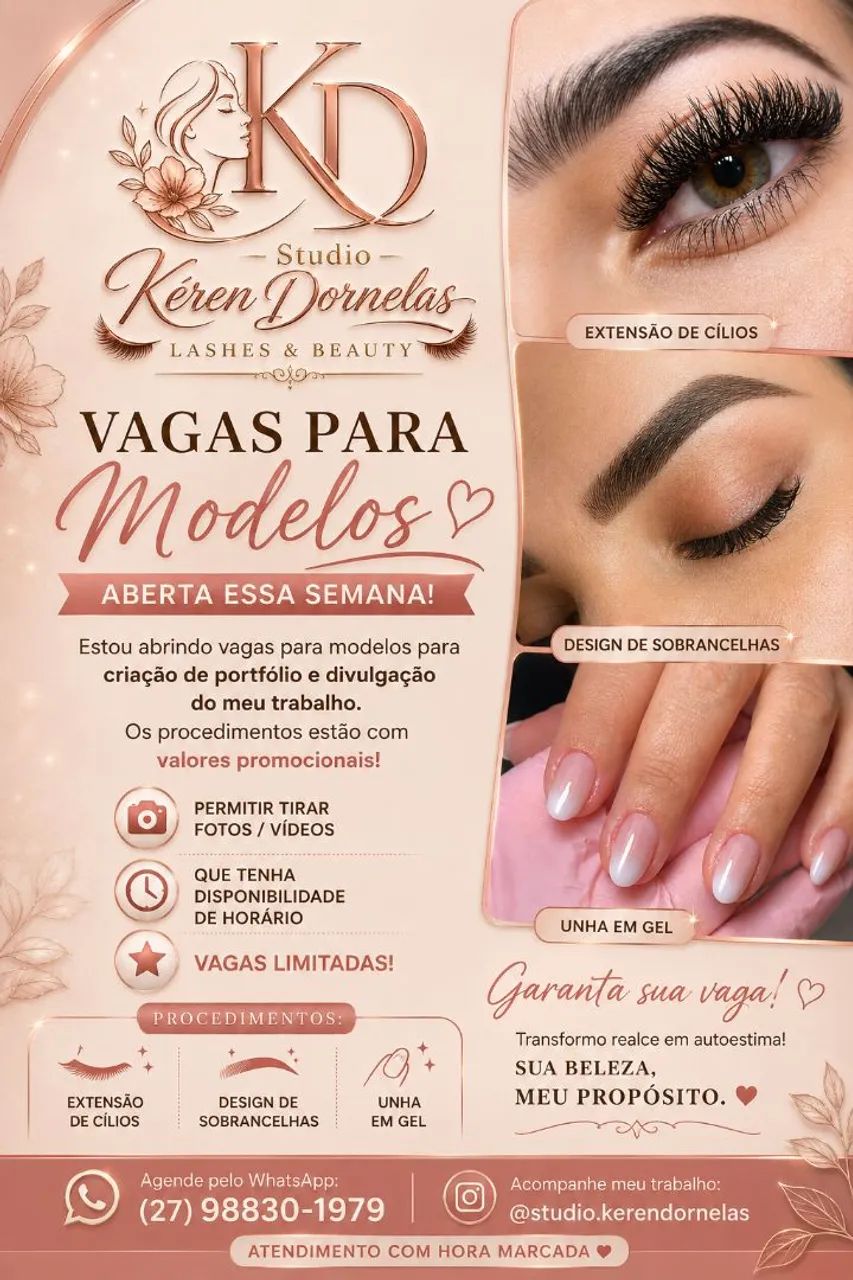 Vaga para Modelo