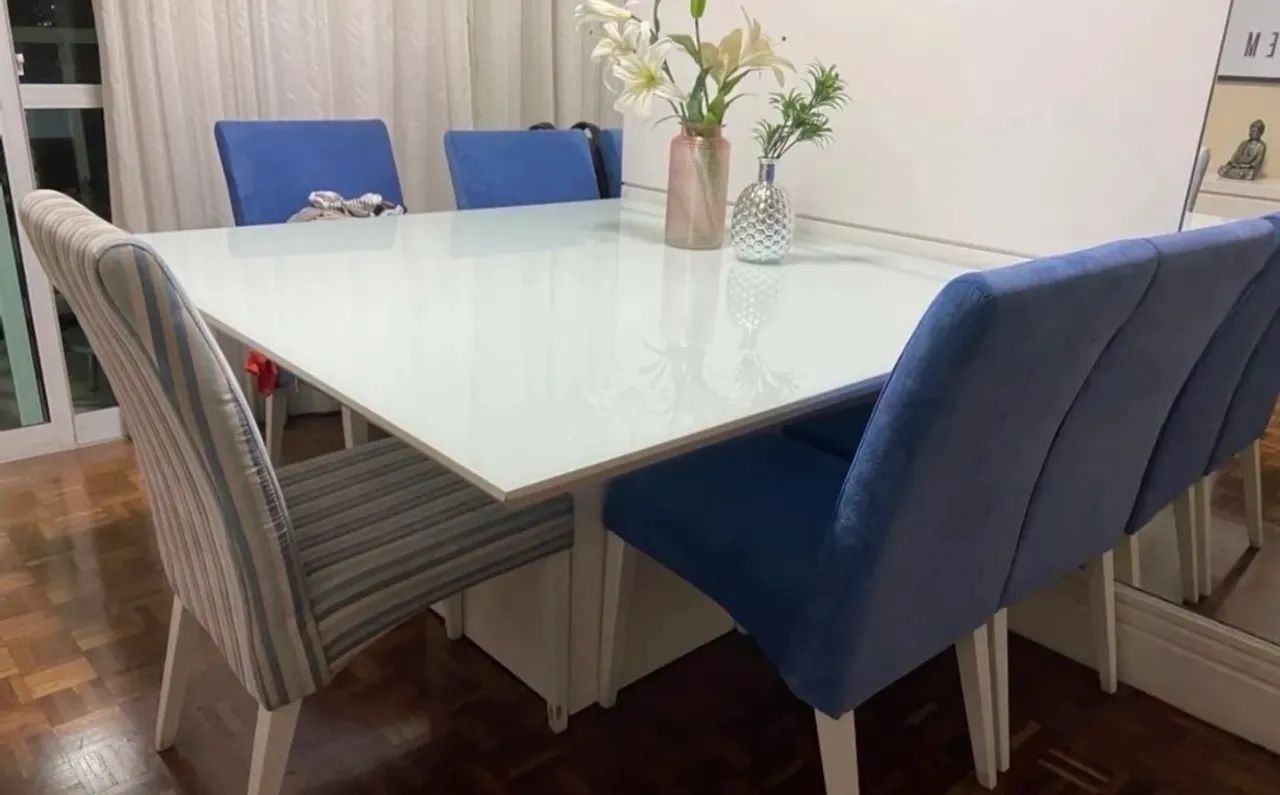 Conjunto de mesa + 6 cadeiras  - Foto 2