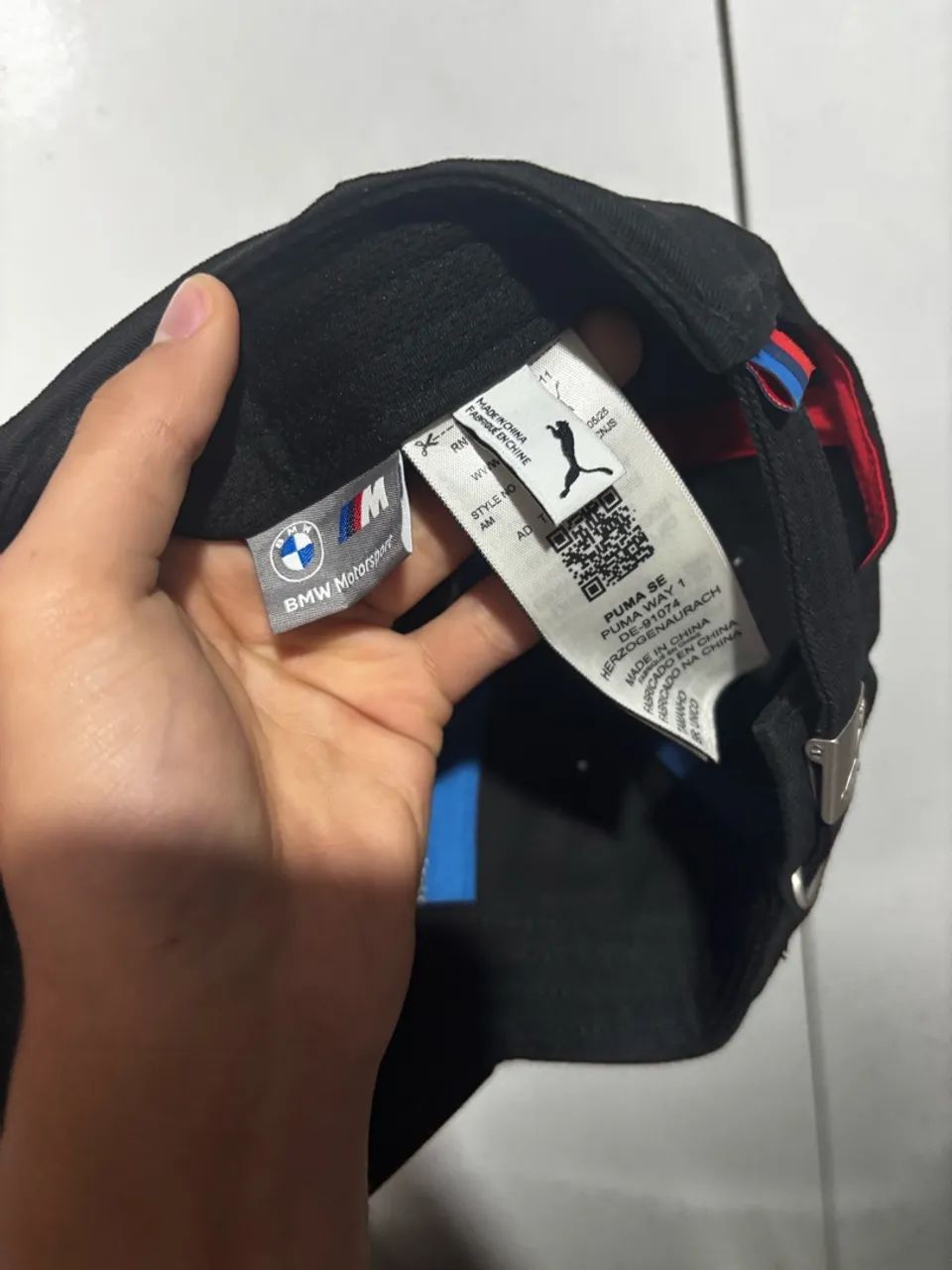 Boné bmw plaquinha original raro - Foto 2