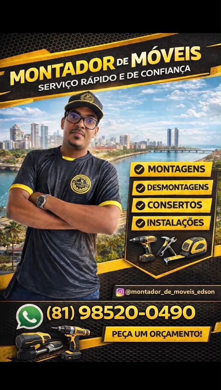 Serviço bom é de qualidade montador de móveis 