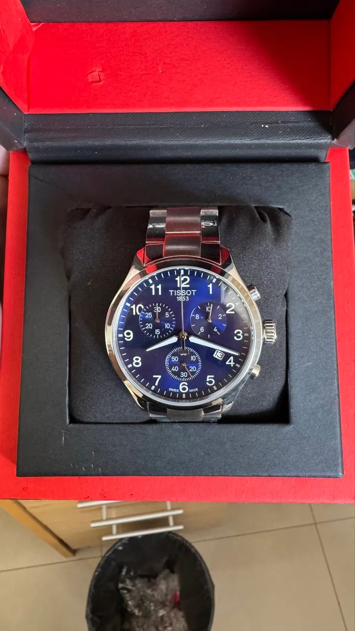 Relógio Tissot chrono XL AZUL Quartz - Foto 2
