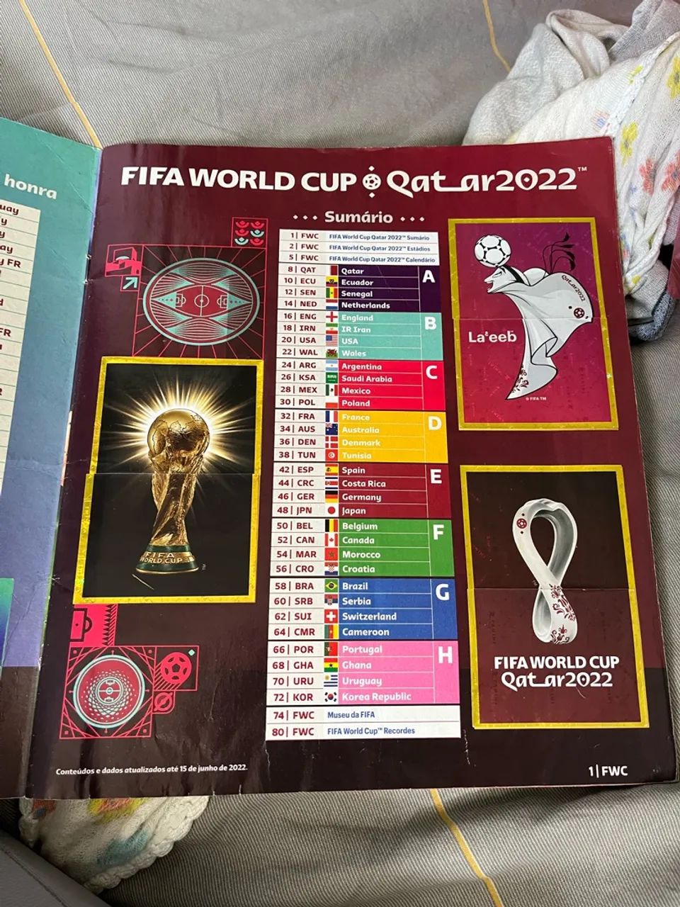 Álbum da Copa 2022 Completo e de 2026 incompleto  - Foto 2