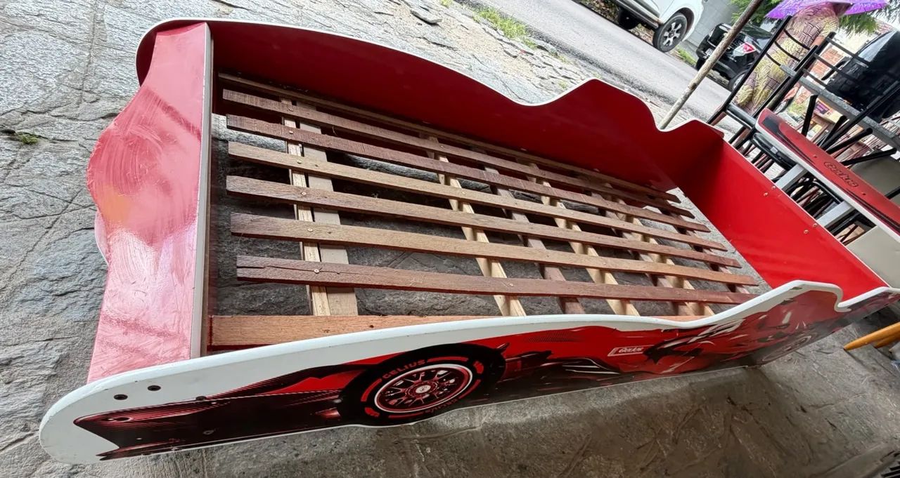 Cama infantil carros usada  - Foto 3